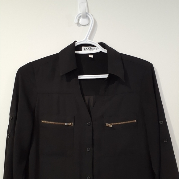 Express Portofino Businesscore/Business Casual Shirt Dress - Picture 3 of 8